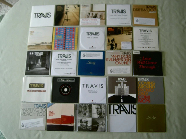 TRAVIS job lot of 25 promo CDs Ode To J. Smith 12 Memories Everything At Once