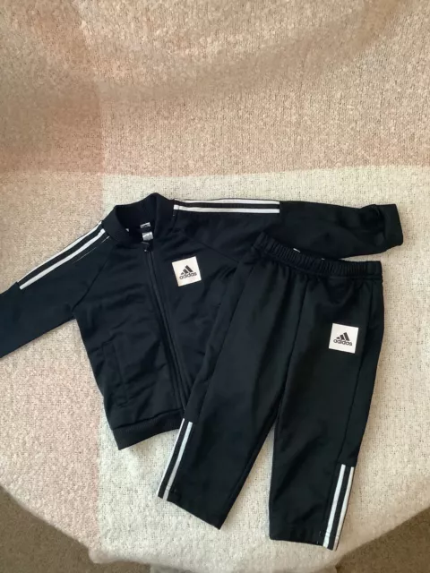 Adidas Baby Boys 9-12 Months Tracksuit Joggers Jacket Bundle Combine Post