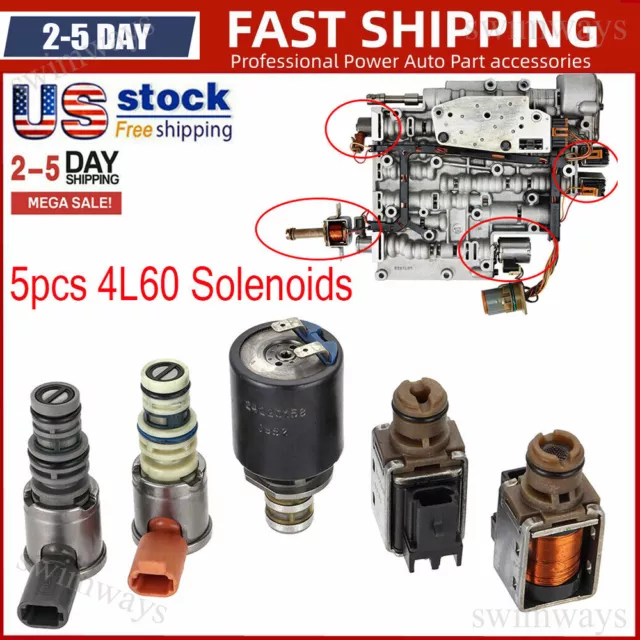 4L60E 4L65E TRANSMISSION Shift Solenoid Kit Pressure Control Shift TCC