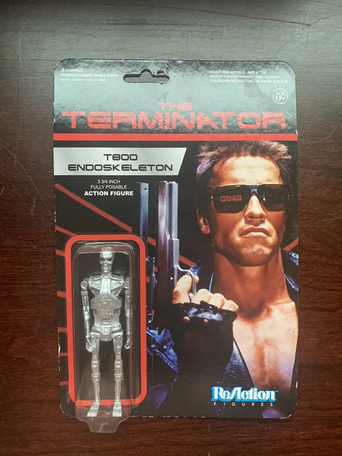 T1000 Officer Reaction Super 7 Terminator 2 Retro Action Figure Funko for sale o