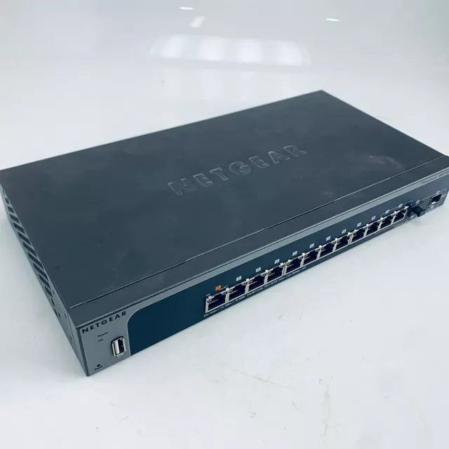 NETGEAR Prosafe M4100-D12G V1H1 12-Port Gbit Managed Switch w/Fiber SFP Uplinks