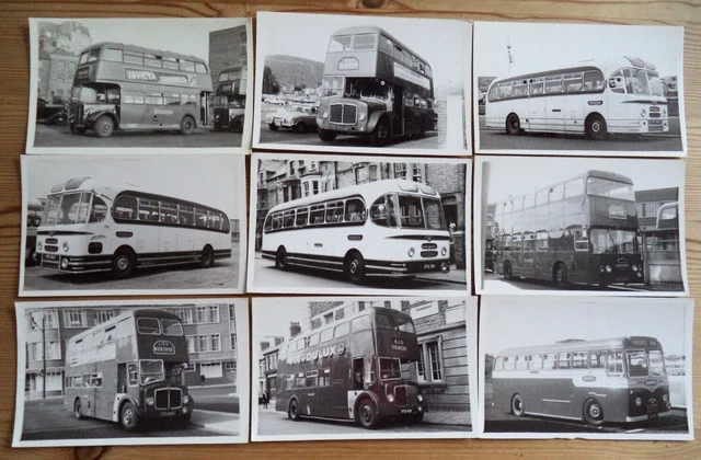 RHONDDA BUS PHOTOS WALES x 9