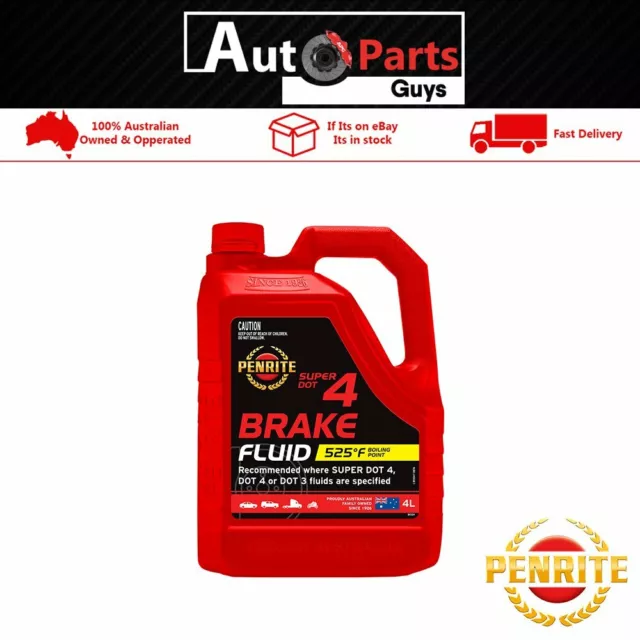 Penrite Brake Fluid Super Dot 4 4L | BF004