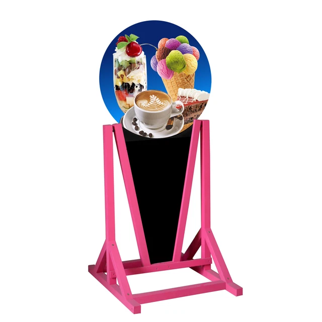 Présentoir lumineux publicitaire PERRIER (1) - Bois, Verre