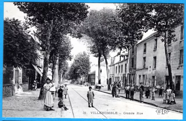 Cpa 93 Villemomble -  Grand Rue