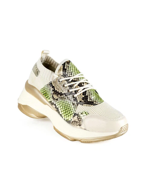 TENNIS - Sneakers a suola bassa Bianca con retro e lacci Blu – V2 Brand
