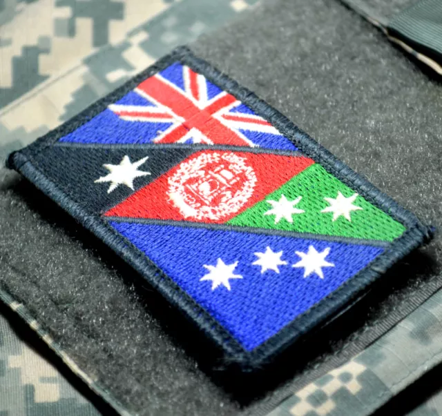 Kandahar Whacker Club Pro-Team Aussie Sp Ops Flag Insignia: Aus/Afg Combo Ssi