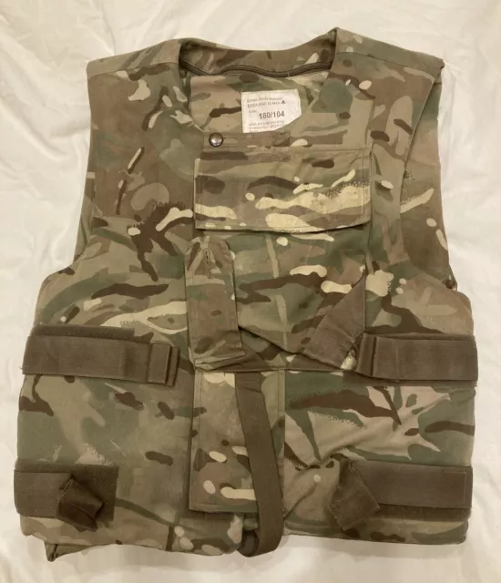 British Army ECBA Body Armour With Filler | MTP 180/104