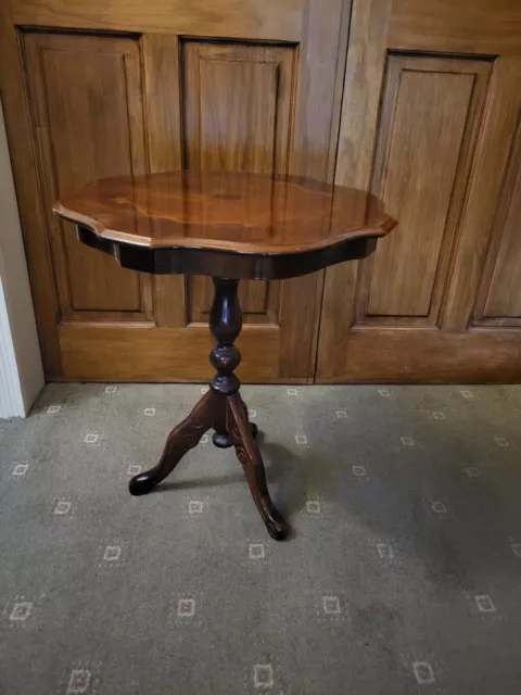 small wooden side table