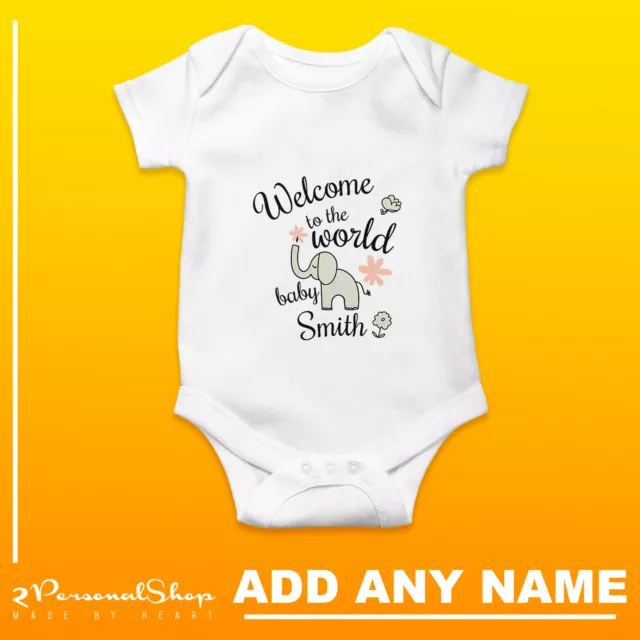 Personalizzato Tutina Bimbo Body Ragazza O Ragazzo Regalo Perfetto Custom
