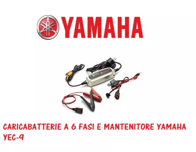 Caricabatterie A 6 Fasi E Mantenitore Yamaha Yec-9 Battery Charger 12V