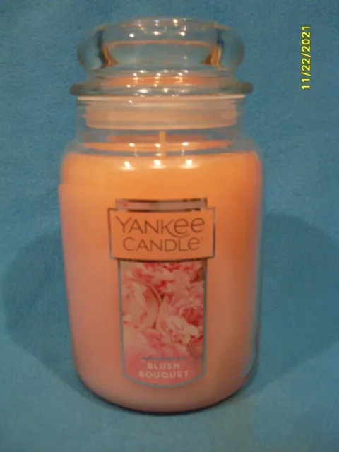 Yankee Candle Blush Bouquet Large 22 oz Single Wick Housewarmer Jar *NEW*