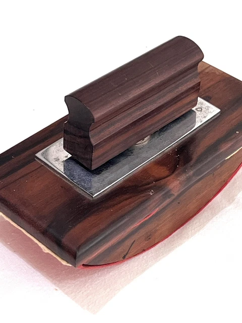 Sèche Encre Calligraphie Buvard à Bascule En Bois Lurrose - Absorbant Encre Calligraphie Portable Pour Bureau Et École Papeterie étudiant