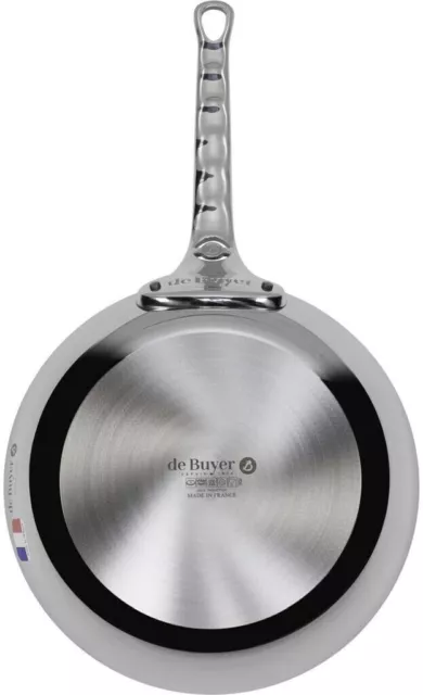 De Buyer Affinity poêle à frire 24 cm anti-adhésive Inox Française 3718.24 2