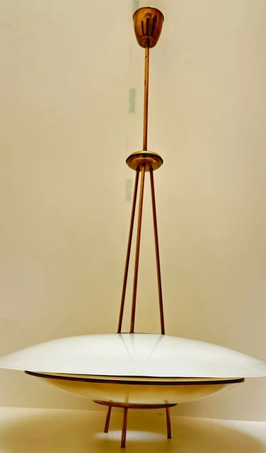 ❤️Chandelier Suspension Lamp E Vetro Murano Pietro Chiesa Per Venini Mid Century