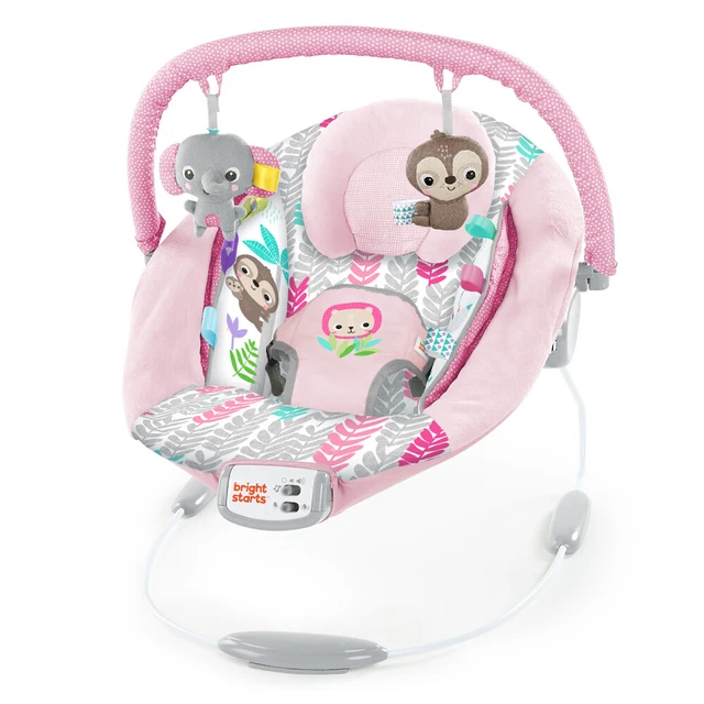 Bright Starts 58.42cm Rosy Vines Cradling Bouncer Seat Rocker Newborn/Infant 0m+