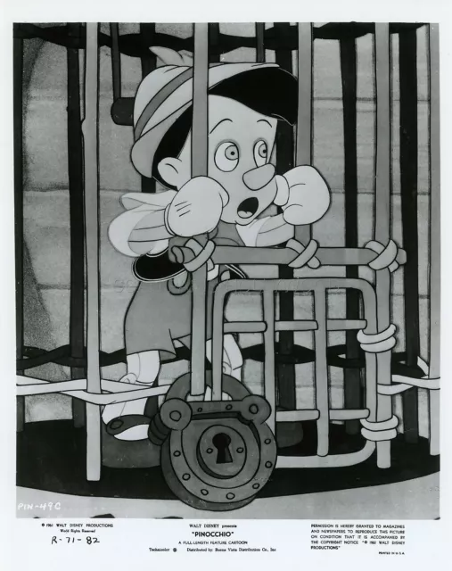 Pinocchio Walt Disney 1940 6 Vintage Photos R70 Lot