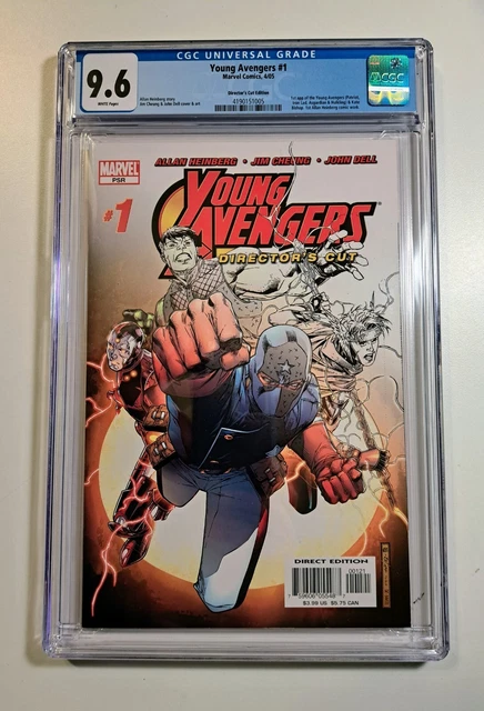 Young Avengers 1 CGC 9.6 Directors Cut 1st Appearance Kate Bishop Marvel 2005