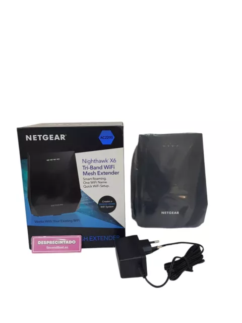 Netgear AC2200 Repetidor Wifi Negro Nuevo Desprecintado