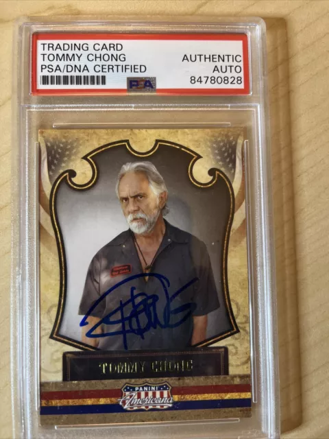 Tommy Chong Signed 2011 Panini Americana PSA/DNA Cheech And Chong