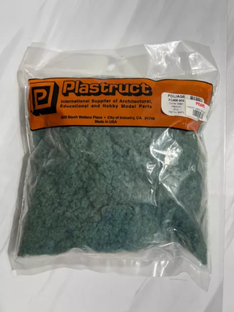 Moving sale - Plastruct foliage foam-203 conifer green (medium) - New