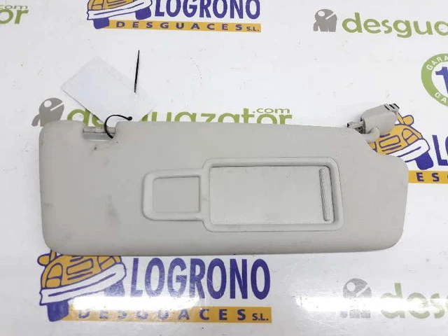 Organizer Per Visiera Auto In Pelle PU, Porta Oggetti Multi-Tasca Con Rete E Cerniera - Accessorio Interno Salvaspazio (Nero)