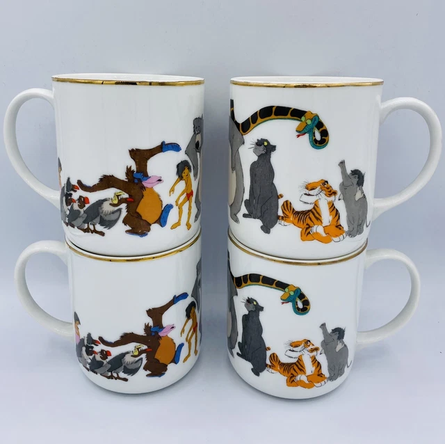 VINTAGE DISNEY MUG The Jungle Book Souvenir Walt Disney World Retired 4