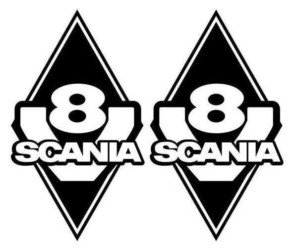 2x SUPER Aufkleber Für LKW & Auto - Weiße Folie 34x15cm