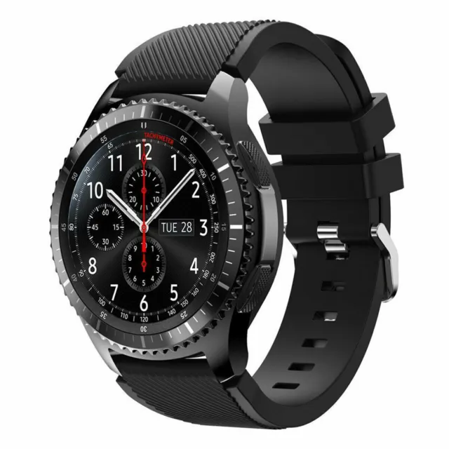 De Luxe Bracelet Pour 22mm Samsung Galaxy Watch 3 45mm 46mm Gear S3 Frontier