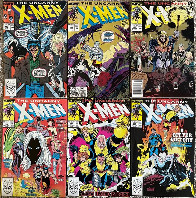 Uncanny X-Men Lot #7 Marvel comics series from the 1980s