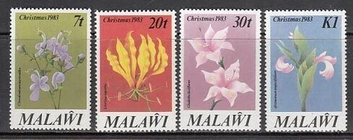 Malawi - Post Yvert 409/12 MNH Blumen