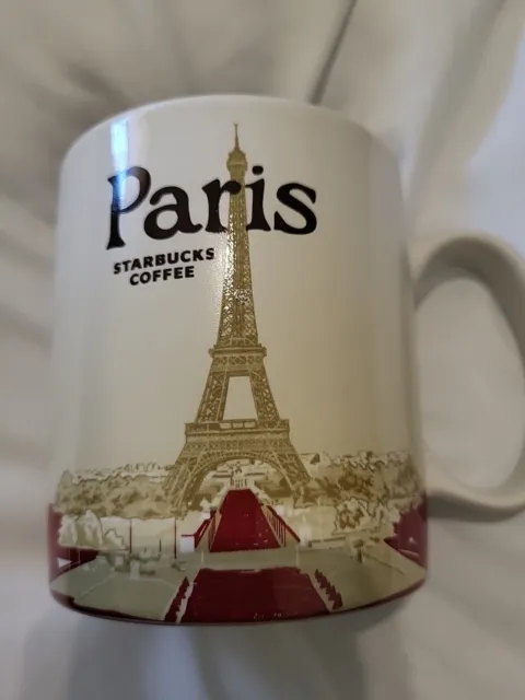 Starbucks Paris Coffee Mug Cup 16 oz Global Icon City Collectors Series 2016 V1