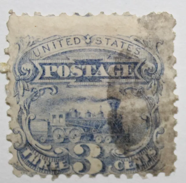 ETATS-UNIS  ! Timbre ancien de 1875 n°125 sans Grille RARE