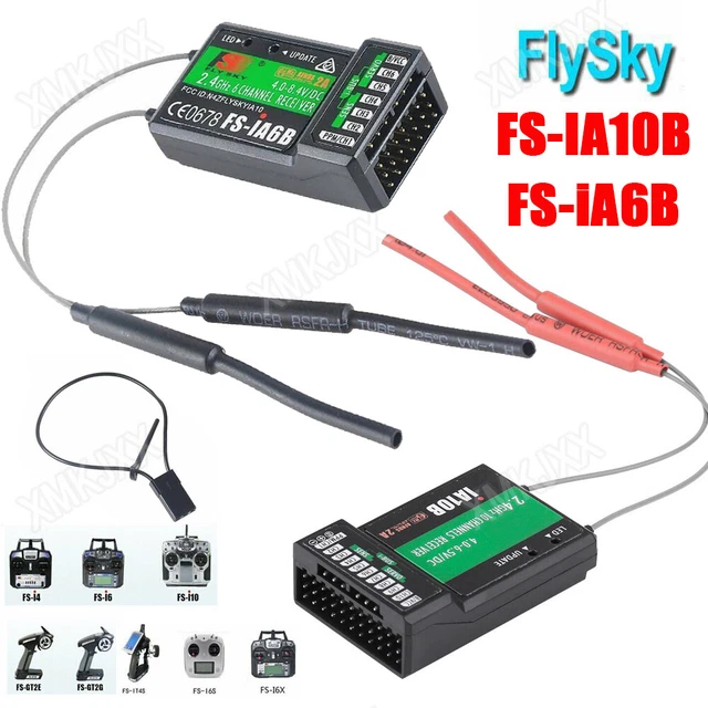 Receptor FLYSKY IA6B - Salida 2.4G 6CH PPM con receptor de puerto IBus