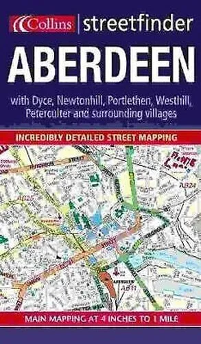 Aberdeen Streetfinder Couleur Carte Plié Collins