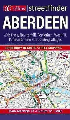 Aberdeen Streetfinder Couleur Carte Plié Collins