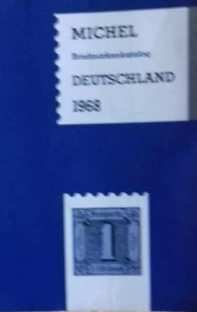 Michel      Briefmarkenkatalog      Deutschland  1968