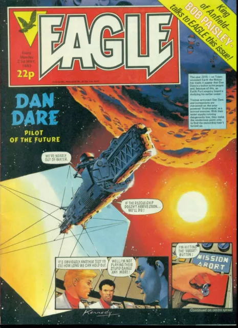 EAGLE weekly British comic book May 21 1983 VG+