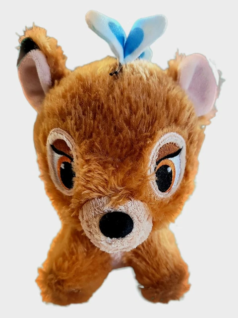 Hallmark Disney Springtime BAMBI 7” Brown Stuffed Plush Toy Baby Deer Butterfly
