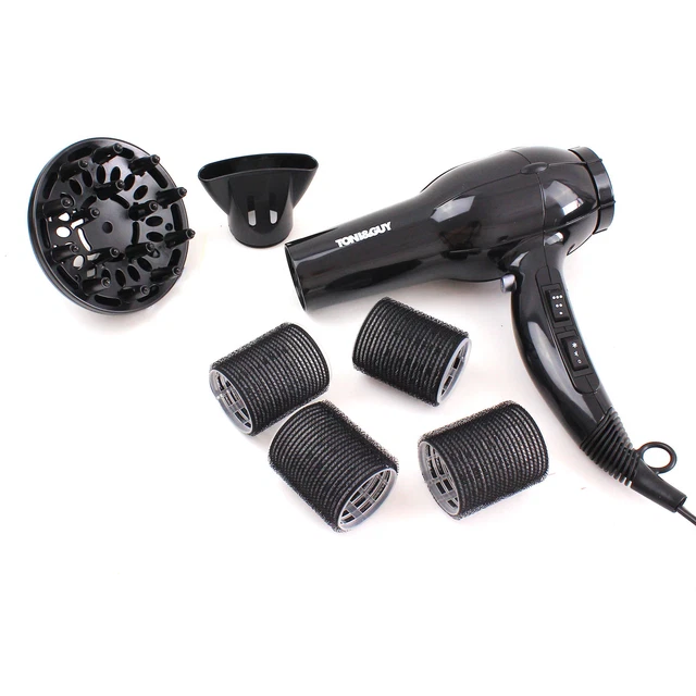 HAIR DRYER SET Toni Guy Ultimate Volume Diffuser Rollers Salon