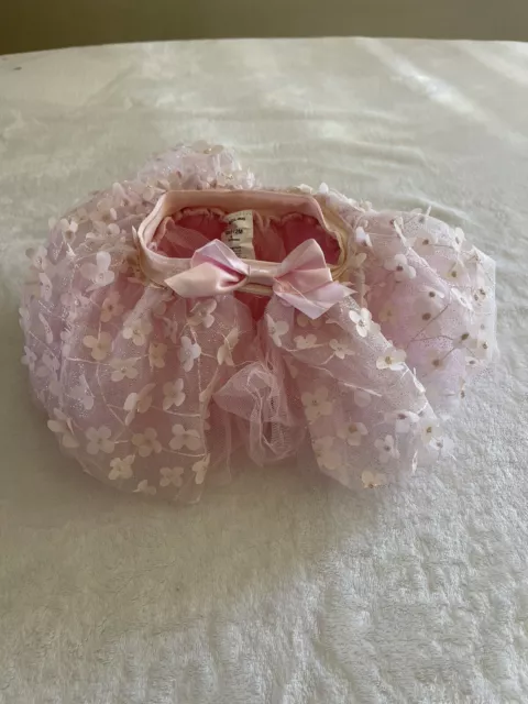 ELLY & EMMY Tutu Skirt For Baby Girl  0-12M Pink Tutu ballerina Toddler  Flowers