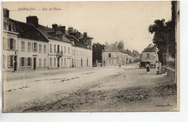 DORMANS - Marne - CPA 51 - rue de Paris