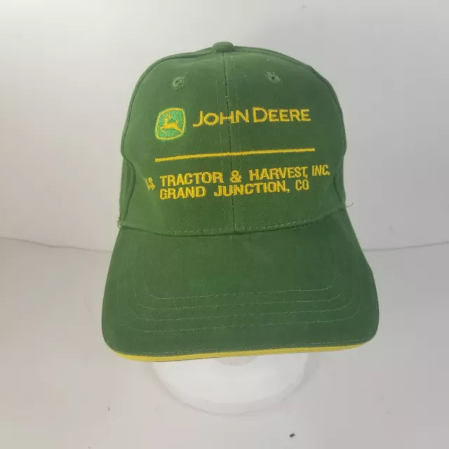 JOHN DEERE HAT Strapback Cap Grand Junction Colorado Embroidered Green ...