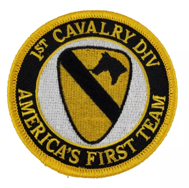 Us Army 1St Cavalry Division Round Patch Veteran Fort Hood Horse First Team