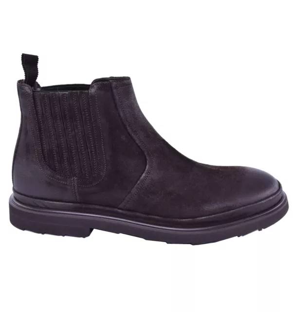 Dolce & Gabbana Léger Cuir Sauvage Bottines Chaussures Braun Daim Bottes 03843