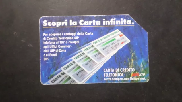 Telecarte Italie, Carta Telefonica Infinita 5000 Phonecard