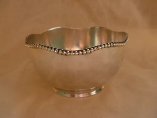 ANTIQUE GERMAN SOLID SILVER BOWL,LATE 19th OR EARLY 20th CENTURY.