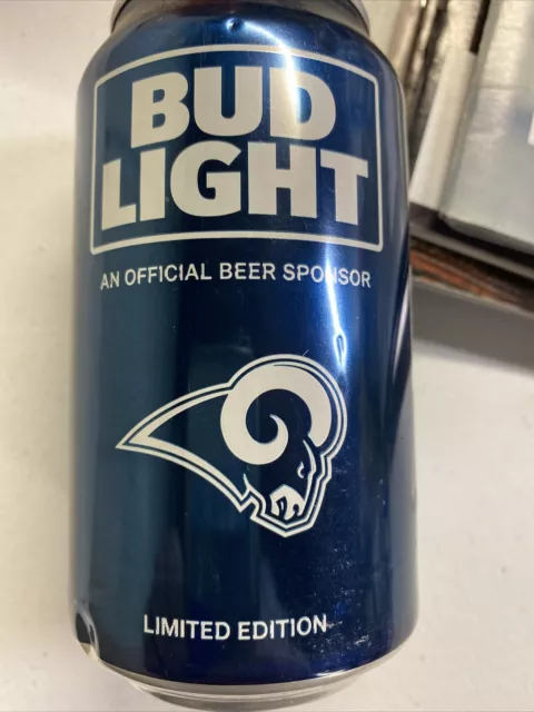 NFL Los Angeles Rams 2017 Season Limited Edition Collectible Bud Light Can