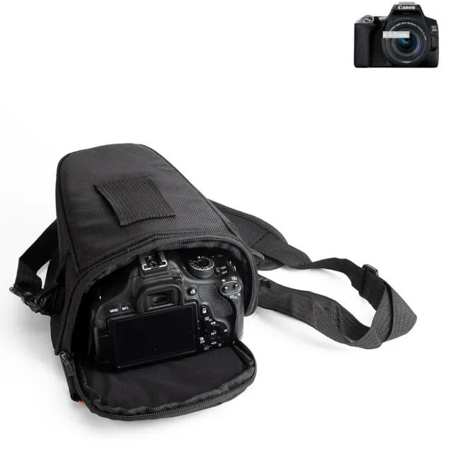 Pour Canon EOS 250D Épaule Caméra Mallette transport Sac résistant chocs Mét