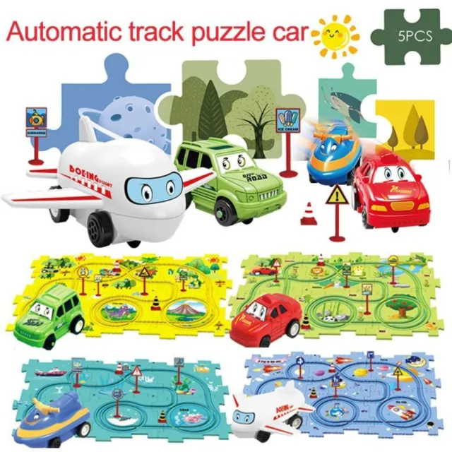 Fun DIY Rail Car Building Toys Kids Montessori Educational Toys  Children